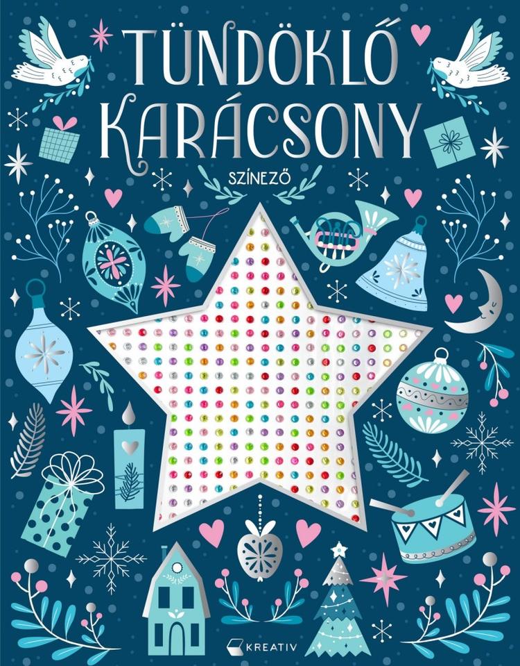 Tündöklő karácsony - színező