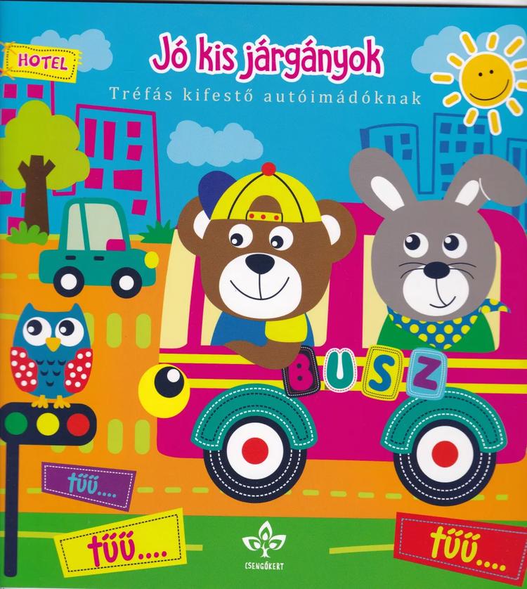 Jó kis járgányok – Tréfás kifestő autóimádóknak