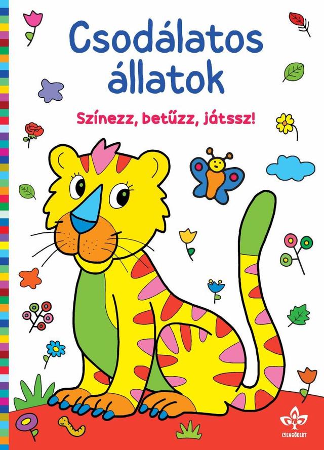 Csodálatos állatok – Színezz, betűzz, játssz!