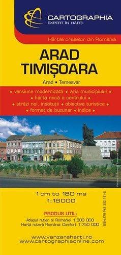 Arad, Temesvár várostérkép - 1:18000 - 1:15 000