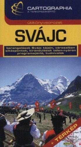 Svájc útikönyv + térkép