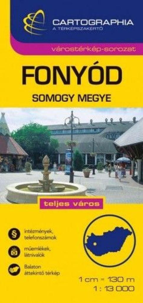 Fonyód Várostérkép 1:13 000