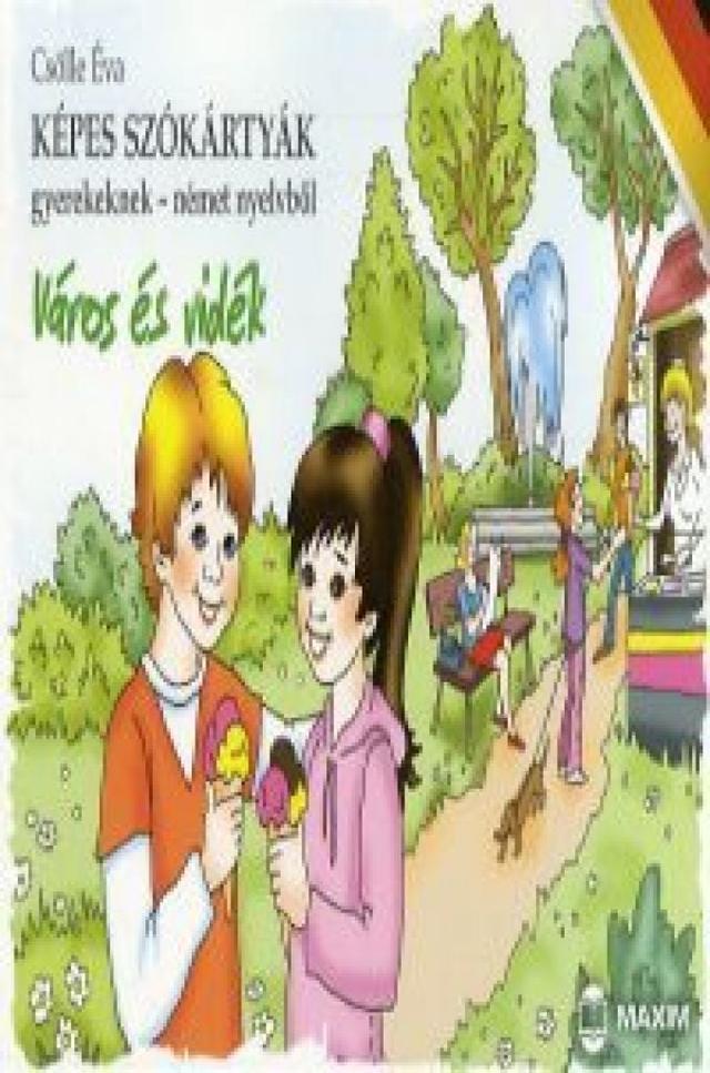 Képes szókártyák gyerekeknek - német nyelvből - Város és vidék
