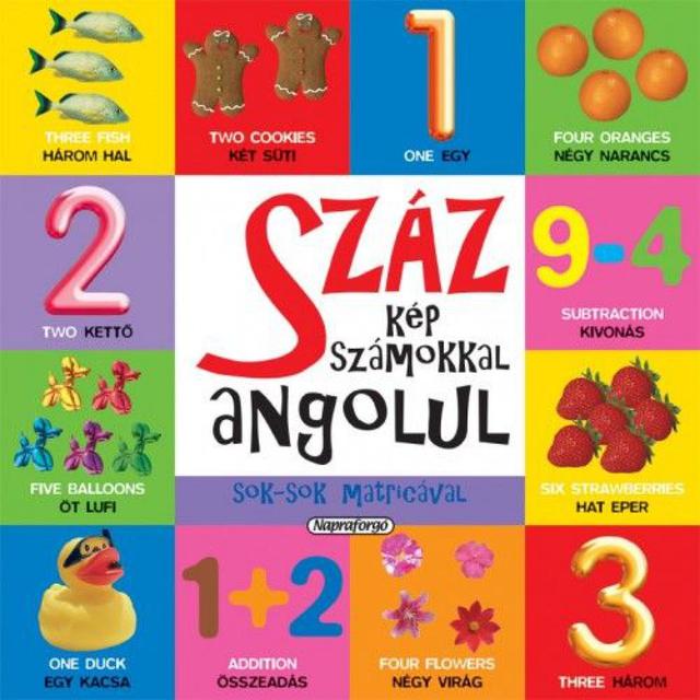 Száz kép számokkal angolul