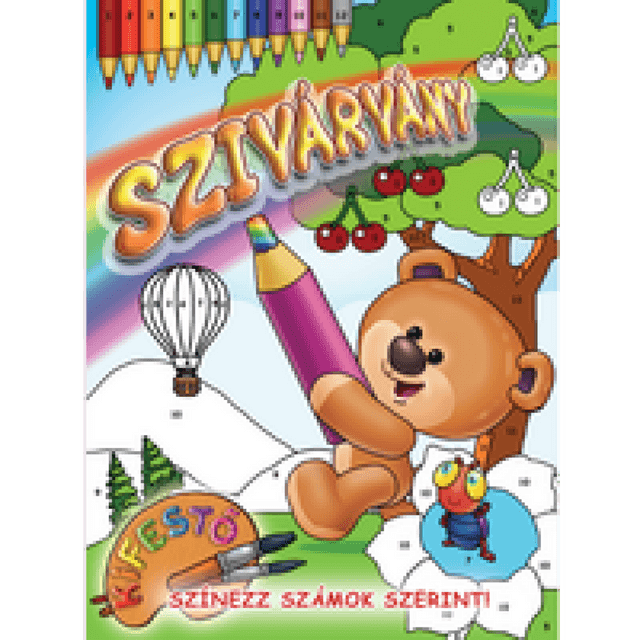 Szivárvány - színezz számok szerint