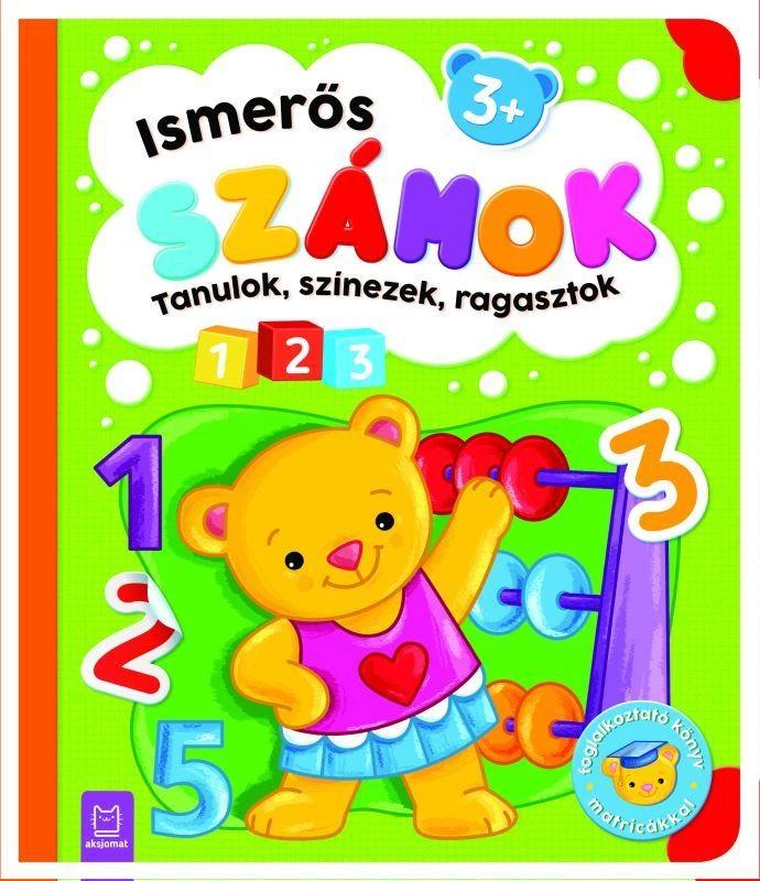 Tanulok, színezek, ragasztok. Ismerős számok