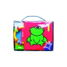 Textil könyv játékkal - Béka