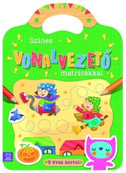 Színes vonalvezető matricákkal - 5 éves kortól