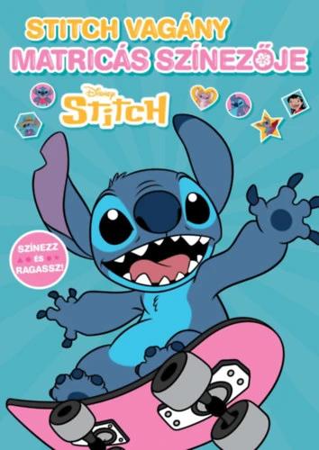 Disney - Stitch vagány matricás színezője - Színező és foglalkoztató