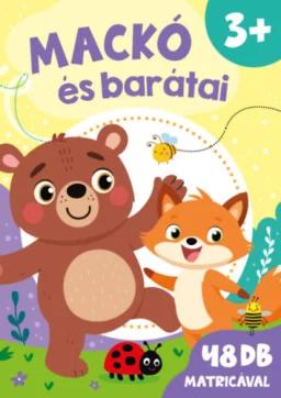 Mackó és barátai - matricás füzet