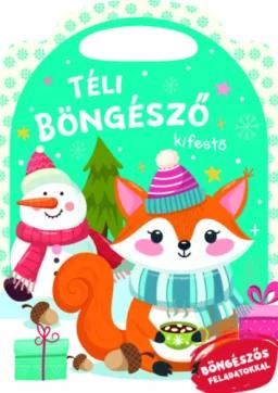 Téli böngésző - kifestő - böngészős feladatokkal