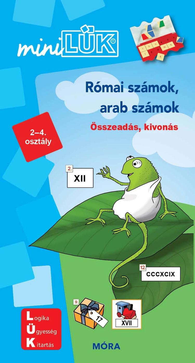 Római számok, arab számok - Összeadás, kivonás – miniLÜK 2-4. osztály LDI 808